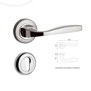 دستگیره بلگا مدل واران سیلور