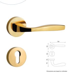 دستگیره بلگا مدل واران گلد